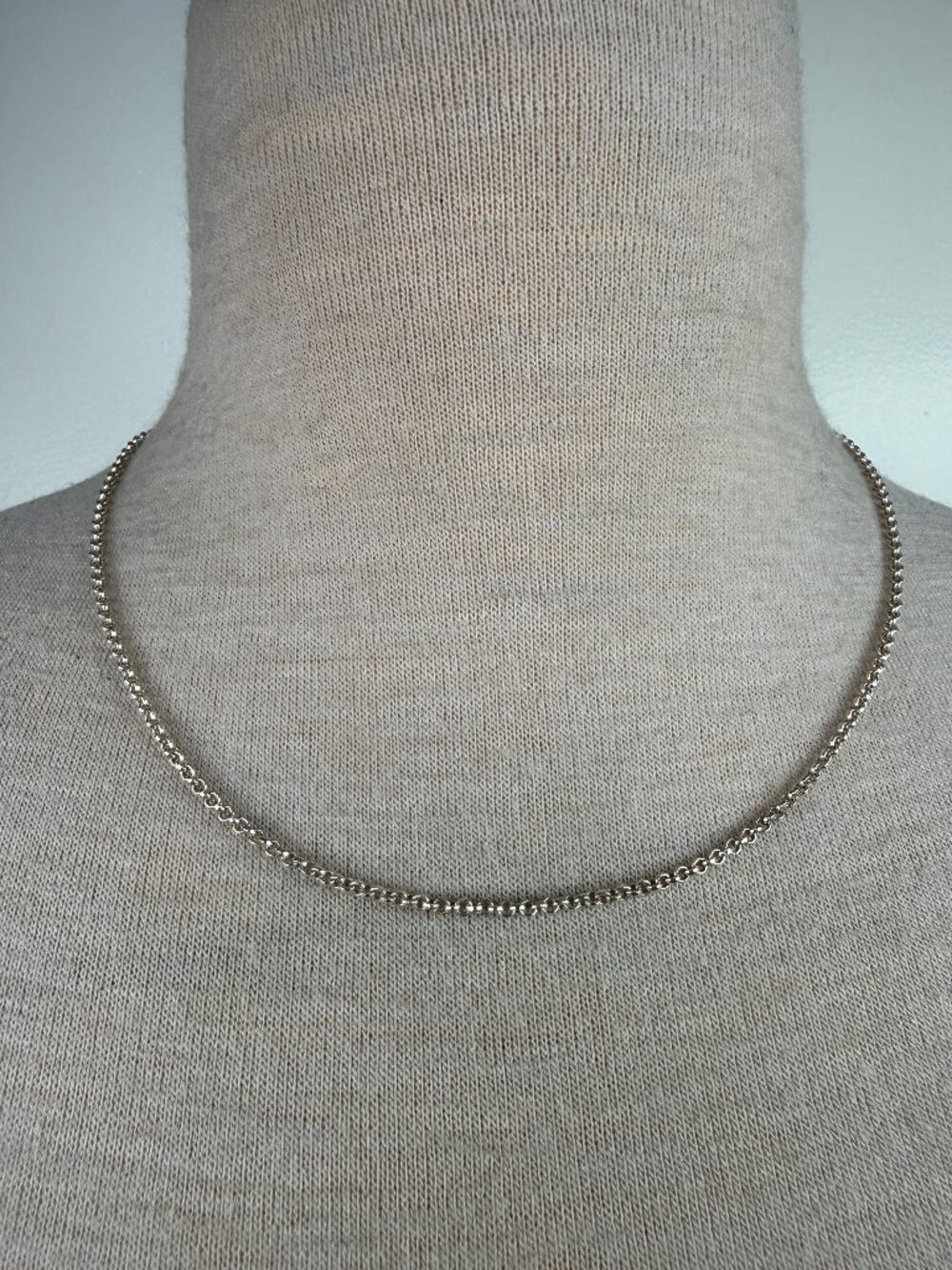 Sterling Silver Italy Chain Necklace 20"